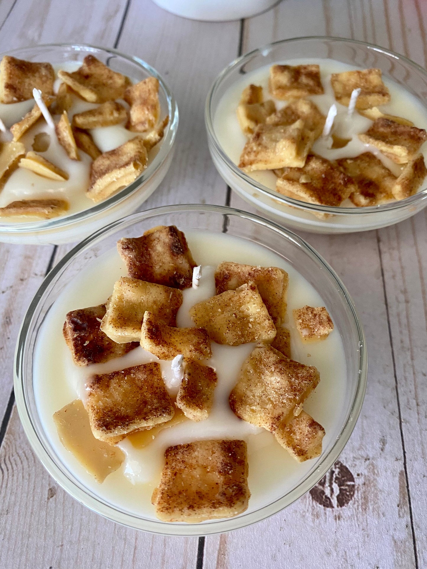 Cinnamon Toast Inspired Cereal Mini Candle