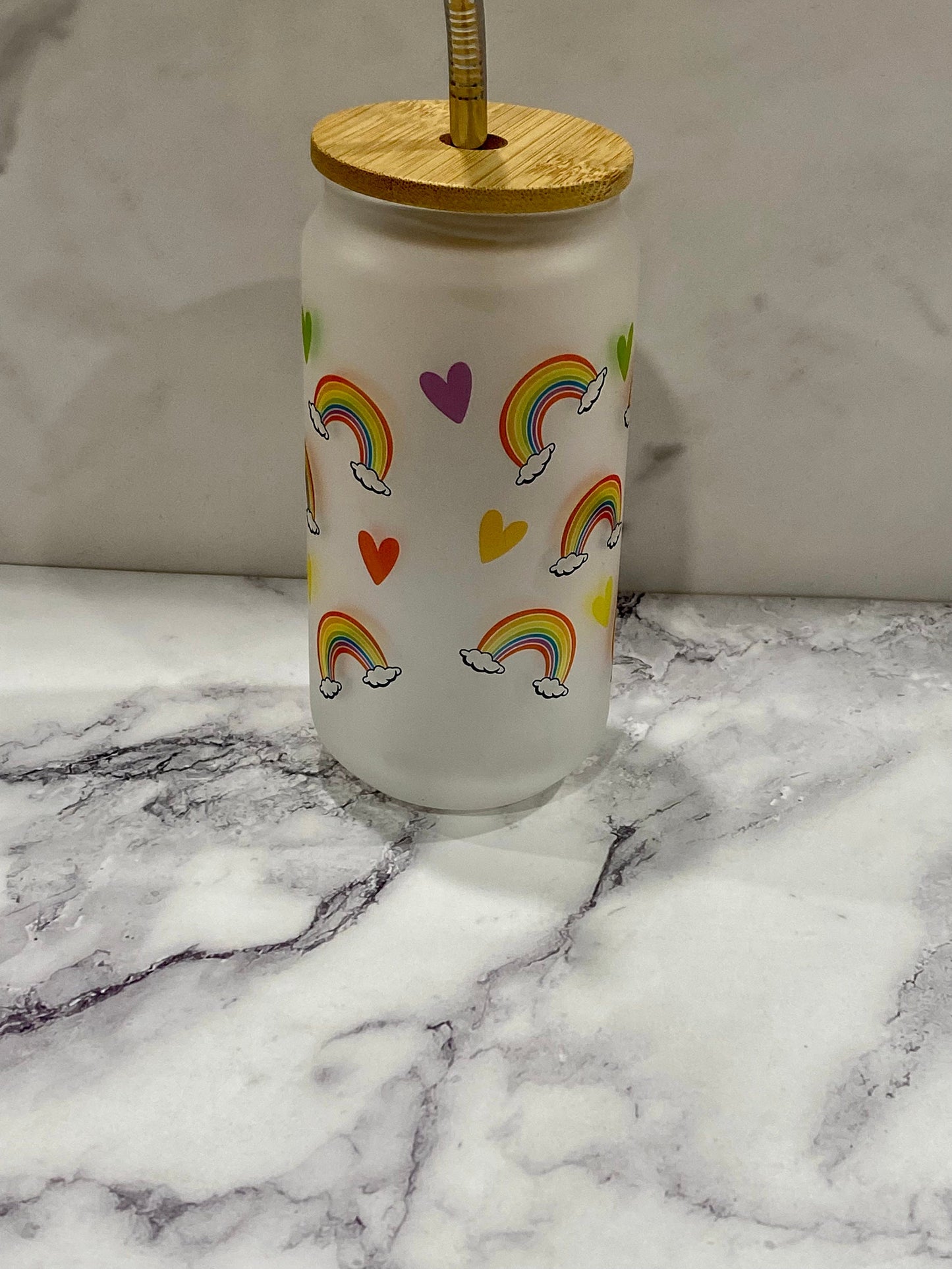 Choose to be Myself Pride LGTBQ+ Rainbow Libby Can 16 oz