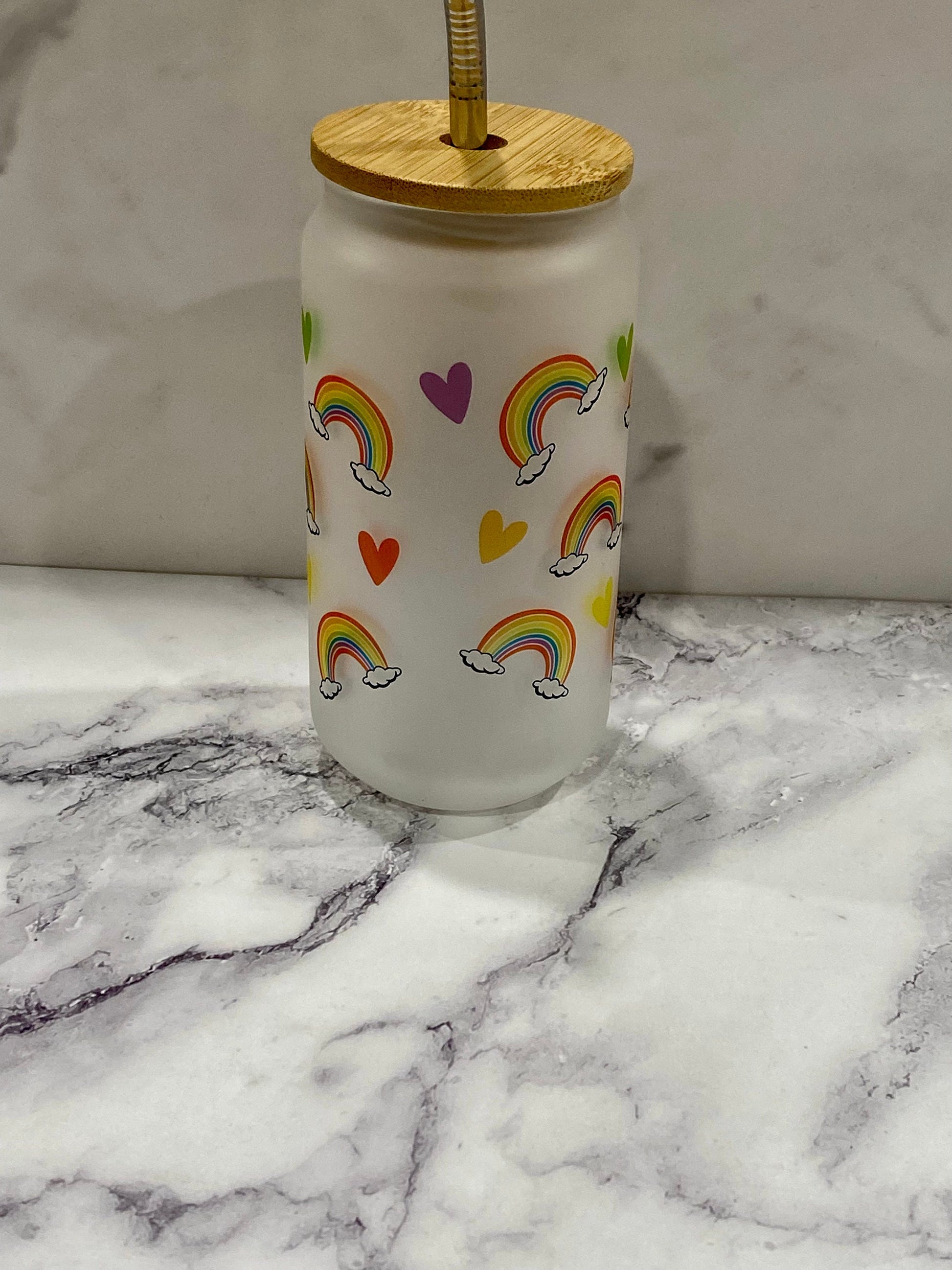 Choose to be Myself Pride LGTBQ+ Rainbow Libby Can 16 oz