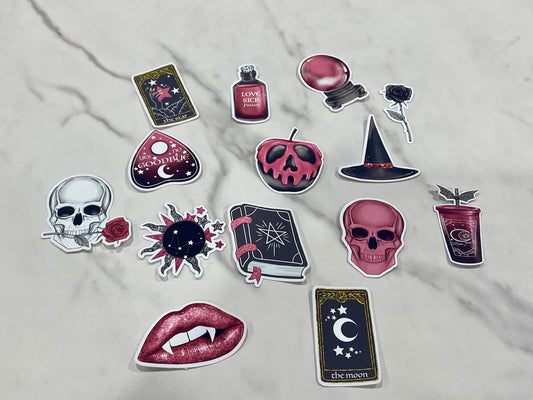 Chic Goth Vinyl Sticker Pack