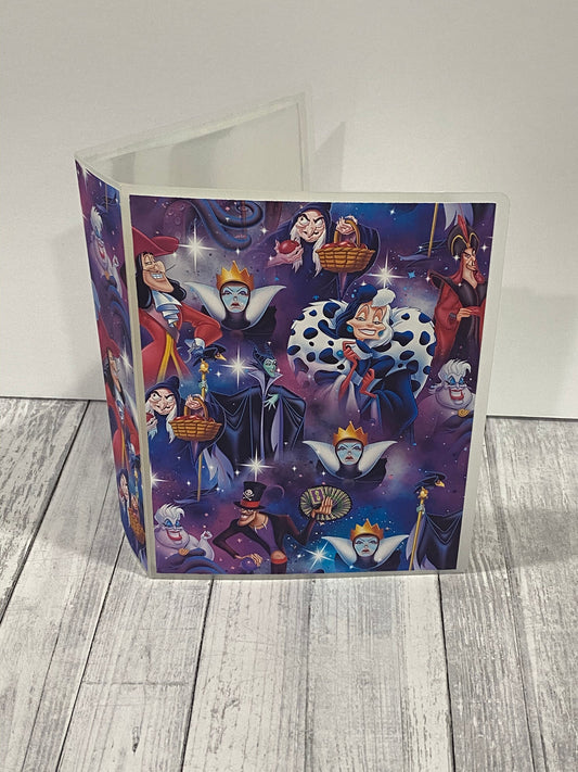 Villains Reusable Sticker/ 50 sheets, Multiple Sizes