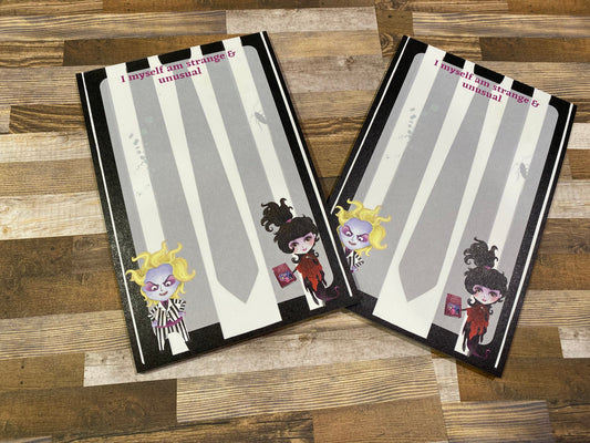 Beetlejuice Inspired Notepad