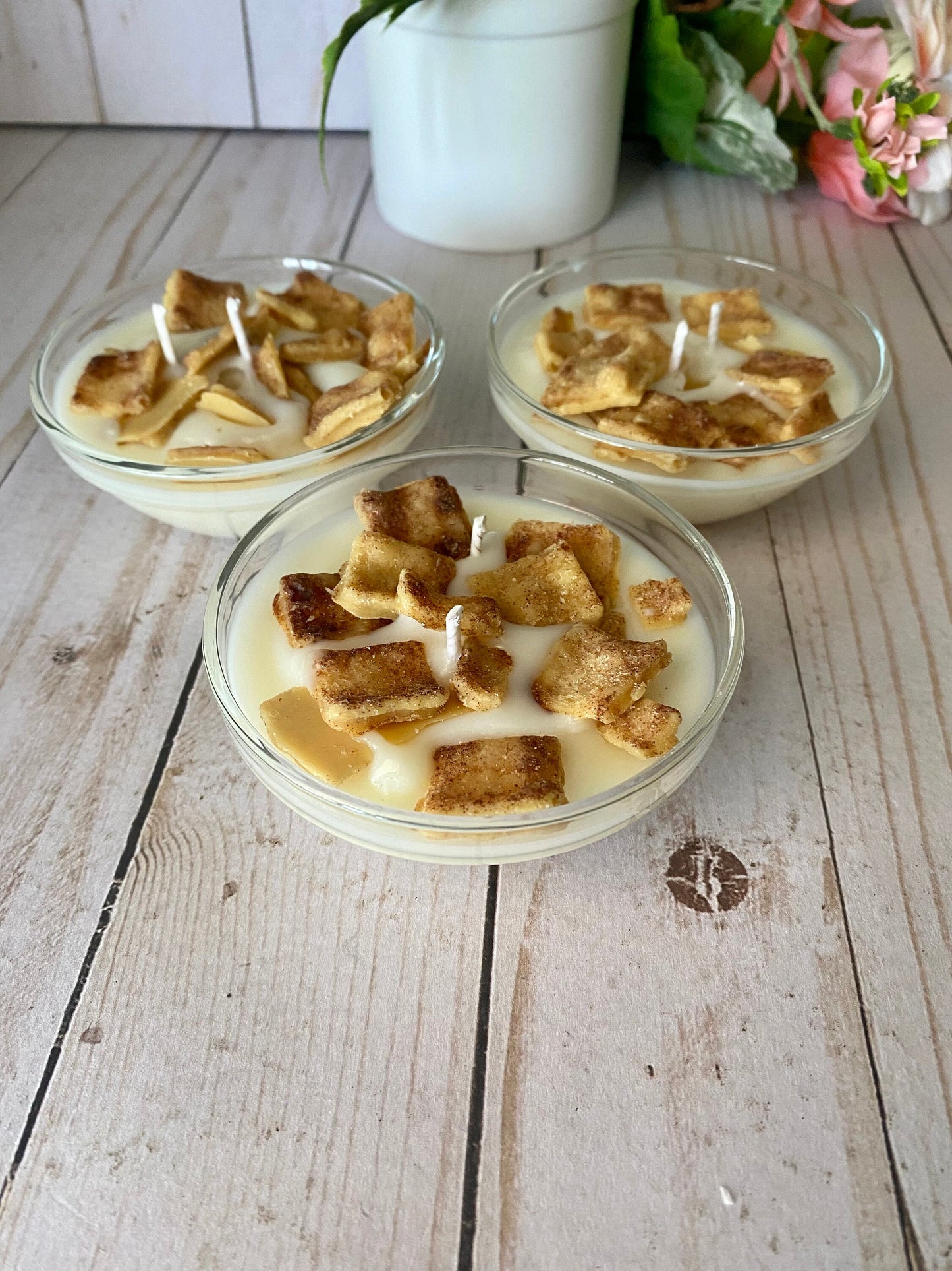 Cinnamon Toast Inspired Cereal Mini Candle