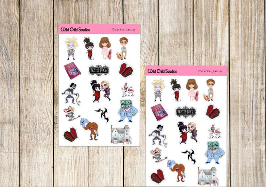 Beetlejuice Planner Stickers