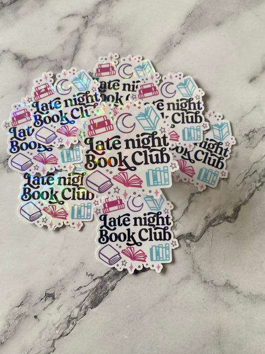 Late Night Book Club Sticker Pack/Bookish Sticker