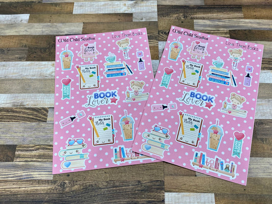 Bookish Kawaii Planner Stickers