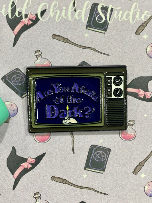 Vintage TV Are you Afraid of the Dark Enamel Pin