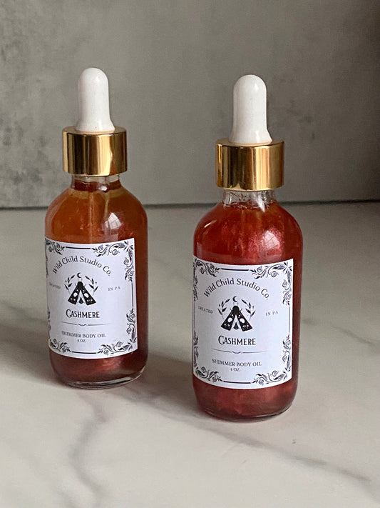 Cashmere Scented Shimmer Body Oil